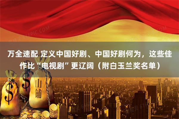 万全速配 定义中国好剧、中国好剧何为，这些佳作比“电视剧”更辽阔（附白玉兰奖名单）